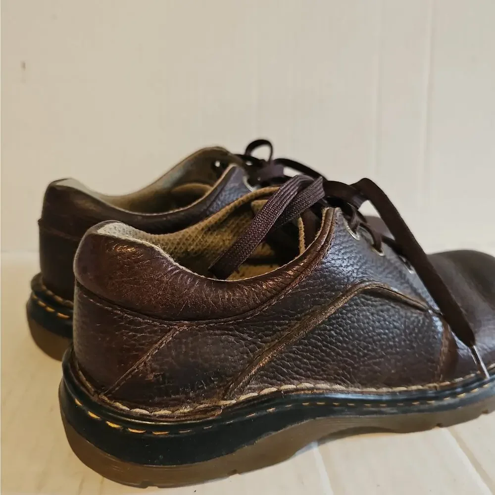 Dr. Doc Martens Men’s 11194 Brown Lace Up Oxford Casual Leather Shoes Size 8